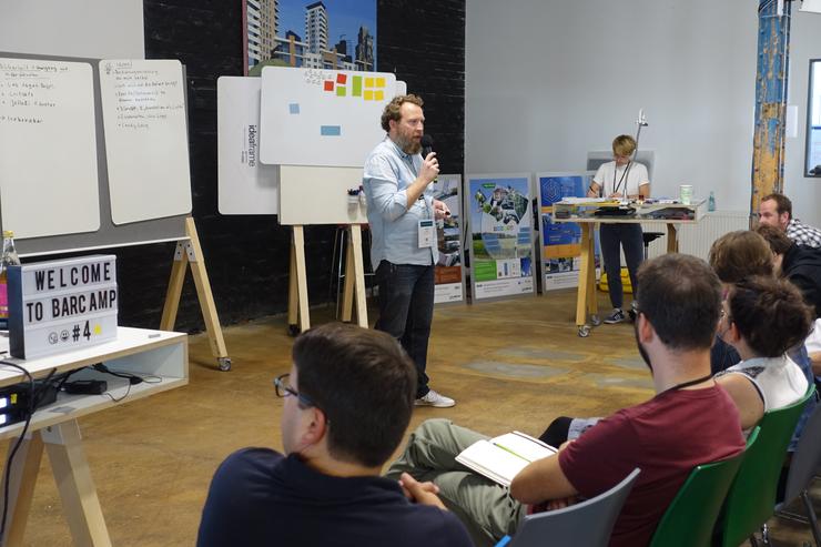 Florian Latzel zu Personal Maps Session auf dem Agile Leipzig Barcamp 2019