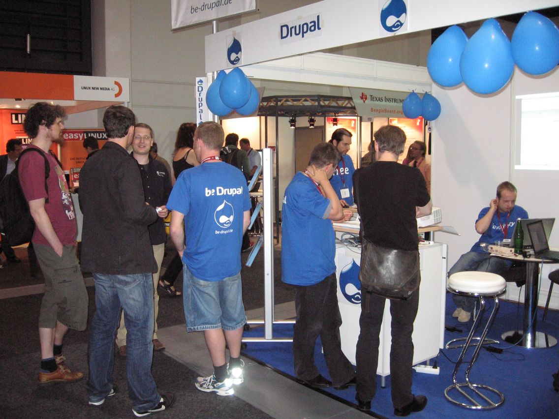be drupal - Drupal auf dem Linuxtag 2008 in Berlin